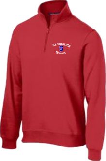 Sport-Tek Unisex 1/4-Zip Sweatshirt, Red
